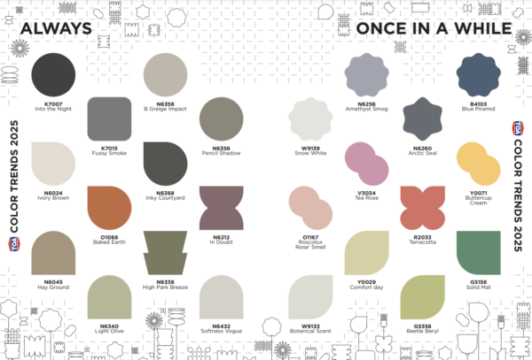 Toa Color Changes ส่องเทรนด์สีปี 2025 กับ TOA Color Trends ค้นหาสีที่ใช่! ให้บ้านคุณ ...